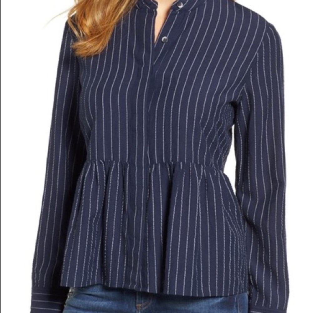 ❄️ 4/30 Caslon Peplum Blouse